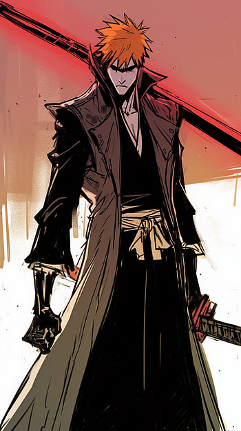 Ichigo Kurosaki: Bleach Warrior, Anime, Bleach, Ichigo Kurosaki HD phone wallpaper