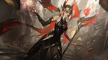Risen Legend LeBlanc Skin Splash Art LoL PC, Video Game, League Of Legends, LeBlanc (League Of Legends) HD wallpaper