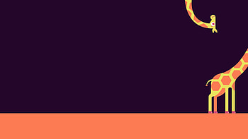 Giraffe Minimalism, giraffe, minimalism, animals, artwork, art, digital-art, ai, artist HD wallpaper