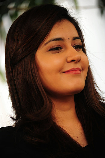 raashi khanna, nose, face, hair, lip, black, smile HD phone wallpaper
