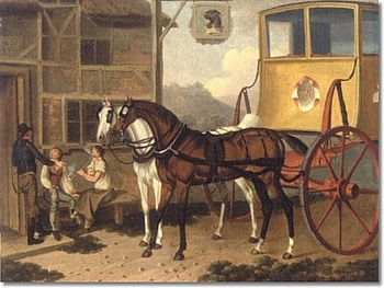 Horses, Painting, Horse, Carriage HD wallpaper