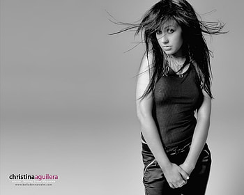 actress, cute, model, black and white HD wallpaper