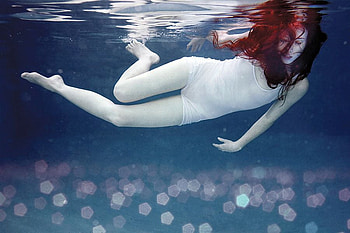 Sleep_Walking, under-water, , cool, girl, sleep HD wallpaper