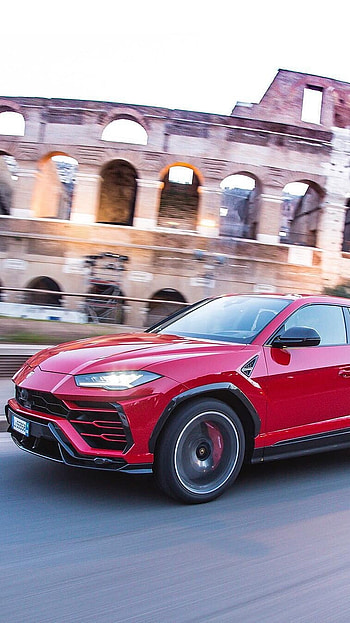 Lamborghini Urus, Red HD phone wallpaper