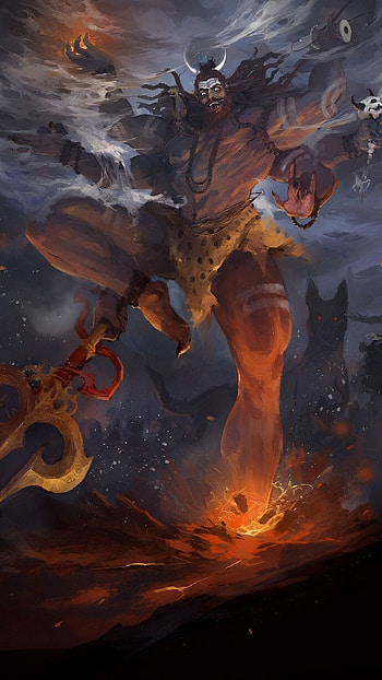Shiva, lord, tandav HD phone wallpaper