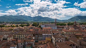 Lucca's charm, Stunning visuals, Breathtaking landscapes, Italian cityscape HD wallpaper