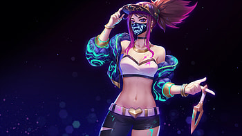 Kda Kali Mask League Of Legends, akali-league-of-legends, league-of-legends, fantasy-girls, artist, artwork, digital-art HD wallpaper