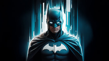 Batman Skyline Guardian, batman, superheroes, artwork, art, digital-art, ai HD wallpaper