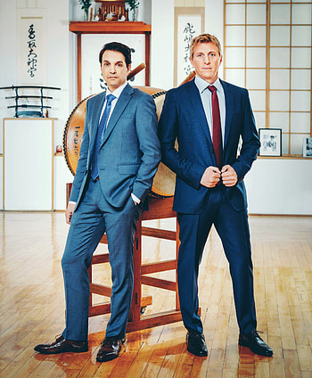 Macchio and Zabka, Cobra Kai (TV Series) HD phone wallpaper