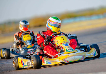 Fun karting experience, Circuit excitement, Thrilling racing, Karting adventure HD wallpaper