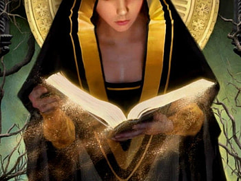 Nun, lady, fantasy, girl, woman, religion, female HD wallpaper