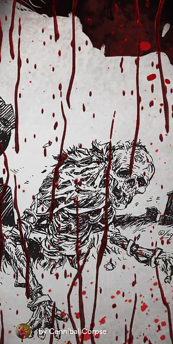 Cannibal corpse, art, music HD phone wallpaper