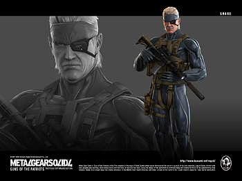 MGS4Snake, actor HD wallpaper