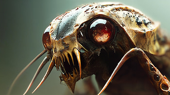 Ultra of a Sci-Fi Alien Creature, Sci Fi, alien creature, insect, macro graphy, close-up HD wallpaper
