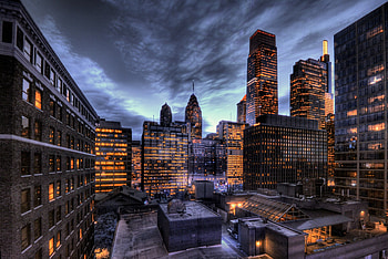 Philadelphia , Digital art, Cityscape, Pennsylvania travels HD wallpaper