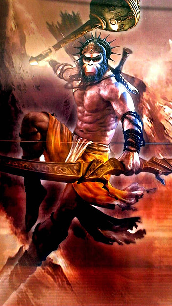 Hanuman, om anjaneyaya namaha, anjaneyaya namaha HD phone wallpaper