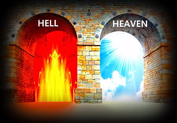 To Ways Of Life, Abstract, Beautiful, Heaven, Hell, Fire, Ominous, Sky HD wallpaper