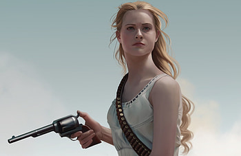 Dolores Abernathy Artwork, westworld, tv-shows, artwork, evan-rachel-wood HD wallpaper