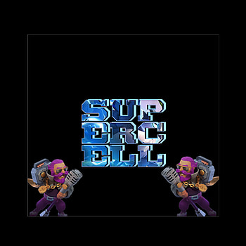 Clash of Clans, cartoon, Coc, Black HD phone wallpaper
