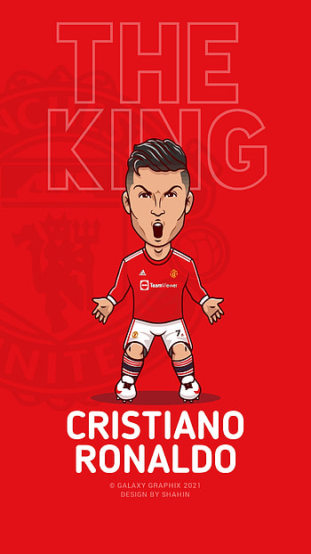 CR7 Cartoon, shahin, of the day, Cristiano Ronaldo, Cristiano , Ronaldo , of the year, 2022 , cr7 , shahin islam, theshahinislam, Cristiano HD phone wallpaper