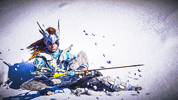Aloy Snow Archer Horizon Zero Dawn , aloy, horizon-zero-dawn, games, pc-games, xbox-games, ps-games HD wallpaper