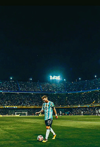 Messi en la bombonera, argentina, boca, river, america, football HD phone wallpaper