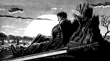 Guts Berserk Sitting - - HD wallpaper