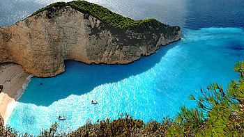 Lagoon, Crystal clear, Stunning landscapes, -perfect HD wallpaper