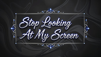 Stop Looking At My Screen —, Typography, Quote, Sign HD wallpaper