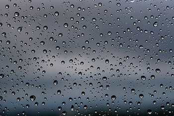 Drops, Macro, Surface, Glass HD wallpaper