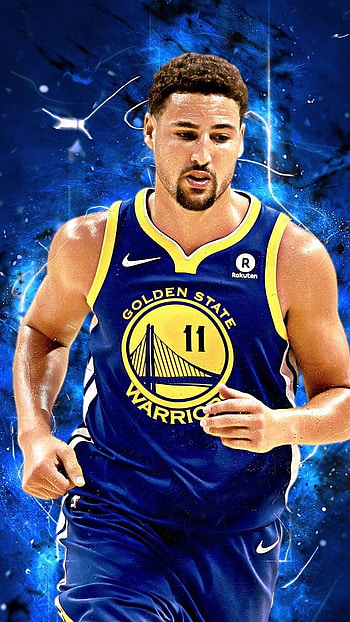 Golden State Warriors, Klay Thompson, Art HD phone wallpaper