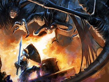 You cann't touch me, dragon, bettle, monster, fire HD wallpaper