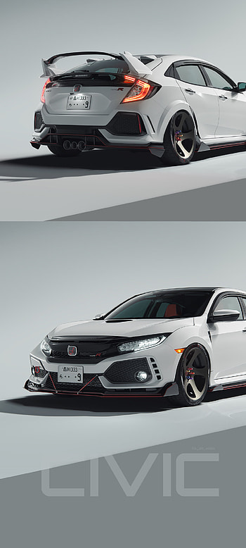 Honda Civic Typr r, Cars, wheels, Civic_, turbo, sport_cars, Type_r, vehicles, Honda_civic, super_cars HD phone wallpaper