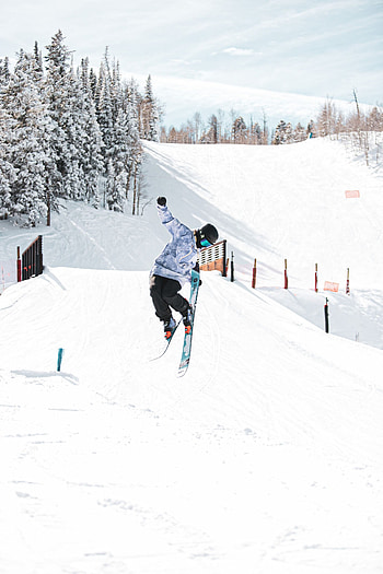 Sports, Bounce, Jump, Skier, Skiing, Extreme, Trick HD phone wallpaper
