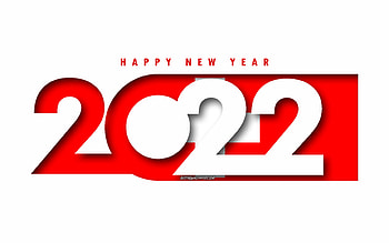 Happy New Year 2022 Switzerland, white background, Switzerland 2022, Switzerland 2022 New Year, 2022 concepts, Switzerland, Flag of Switzerland HD wallpaper