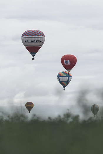 Balloons, Miscellanea, Miscellaneous, Multicolored, Motley, Flight, Ball HD phone wallpaper