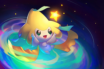 Jirachi, Cute Artwork, Pokmon HD wallpaper