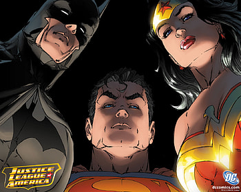 Comics, Justice League Of America, Batman, Dc Comics, Superman, Wonder Woman HD wallpaper