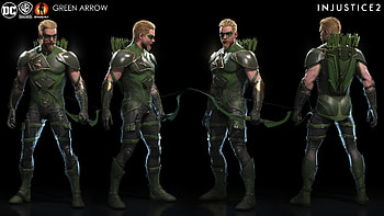 Injustice 2- Green Arrow Game asset HD wallpaper