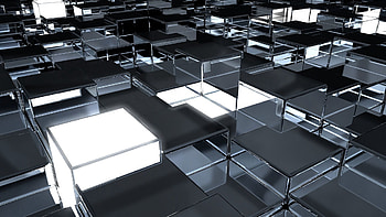 Reflection, 3D, Surface, Glass, Metal, Cuba HD wallpaper