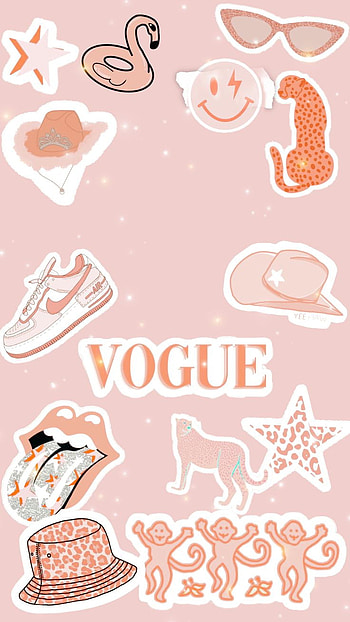 Preppy, pink HD phone wallpaper