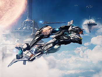 Endless Engines - Vega Martin in Antimatter Station, Sci Fi, vehicle HD wallpaper