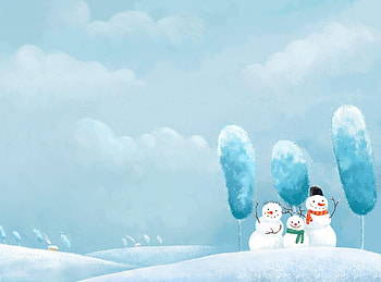 Holidays, Winter, Snowman, Smile, Snowstorm, Three, Friends, Smiles, Winter Storm HD wallpaper