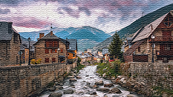 Village , Scenic beauty, Tranquil atmosphere, idyllic surroundings HD wallpaper