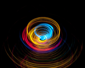 Funnel, rotation, circles HD wallpaper