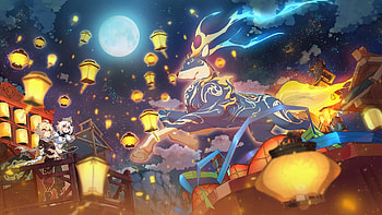 Genshin Impact gaming, anime , Anime art, Visual masterpiece HD wallpaper