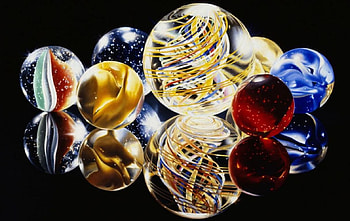 Marbles VII., colorful, toys, graphy, , colours, background, marbles, abstract, glass, game HD wallpaper