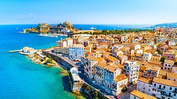 Corfu travels, Cheap breaks, Booking, Greece HD wallpaper