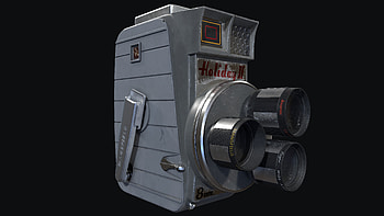 8mm film camera, Mansfield Holiday, Artstation creation, Vintage cinematography HD wallpaper