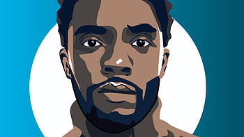 Chadwick Boseman Illustration, black-panther, chadwick-boseman, illustration, superheroes, artist, artwork, digital-art HD wallpaper